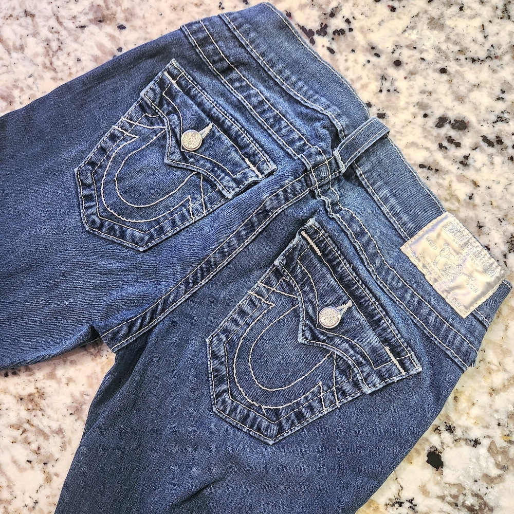 True Religion Crystal Rhinestone Skinny Jeans Size 26